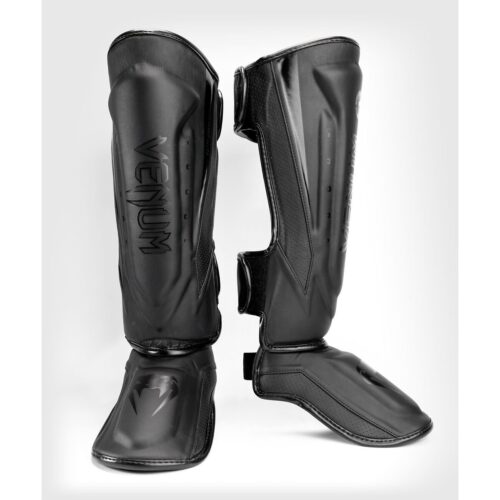 Venum Elite Evo scheenbeschermers zwart