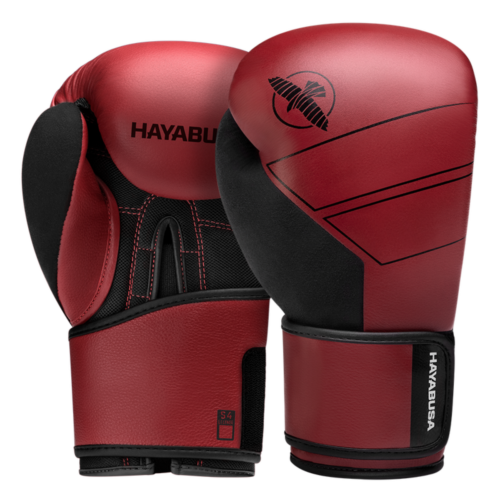 Hayabusa S4 Leather bokshandschoenen rood