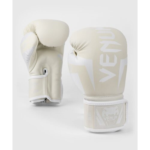 Venum Elite bokshandschoenen wit ivoor