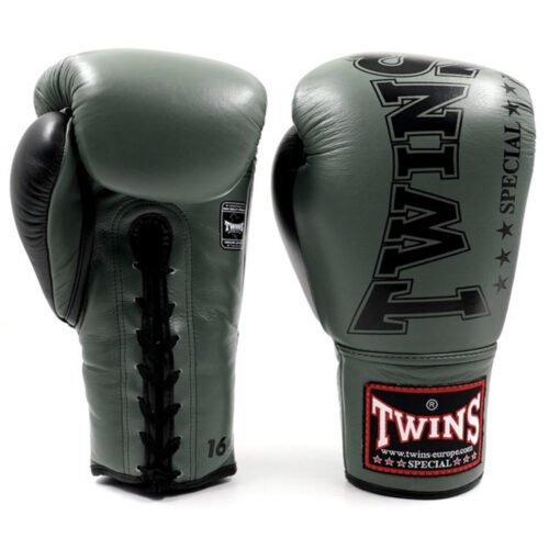 Twins Special BGLL 8 bokshandschoenen olijfgroen zwart