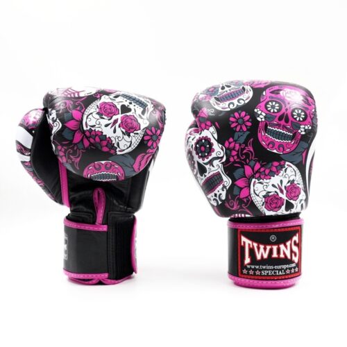 Twins Special FBGVL 3 Skull bokshandschoenen roze