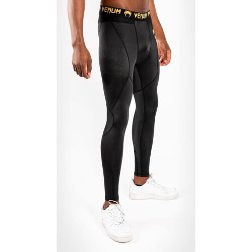 Venum G-Fit compressiebroek zwart goud