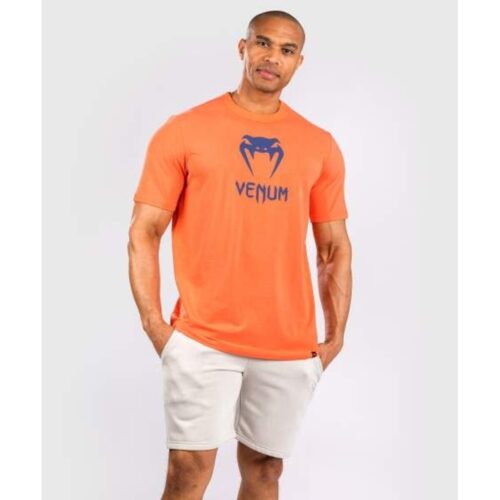 Venum Classic T-shirt oranje navyblauw