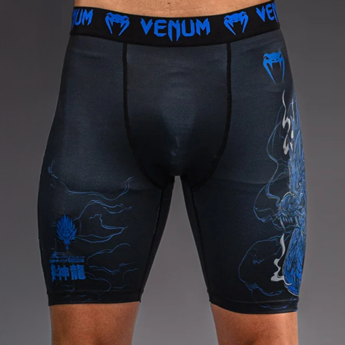 Venum Thunder Dragon Vale Tudo short zwart blauw