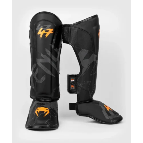 Venum S47 scheenbeschermers zwart oranje
