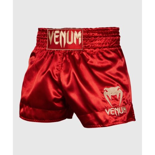 Venum Classic Muay Thai short bordeaux goud