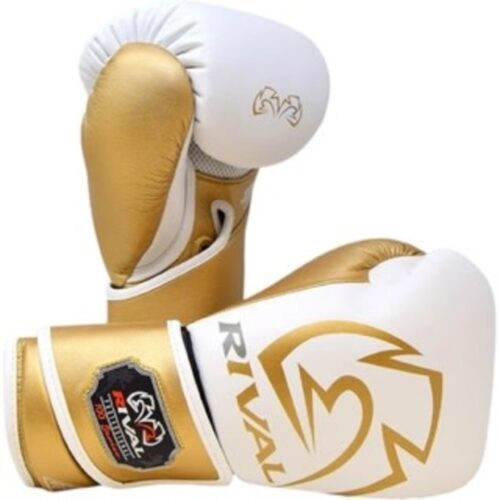 Rival RB100 zakhandschoenen wit goud