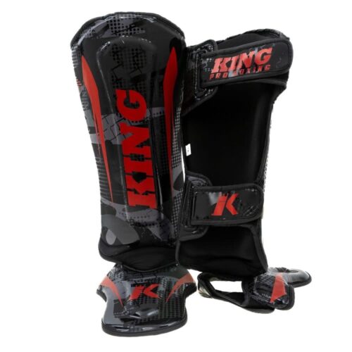 Booster Fightgear KING Shogun 3 scheenbeschermers zwart rood