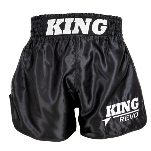 King Pro Boxing REVO SHORT 1 Muay Thai short zwart/wit
