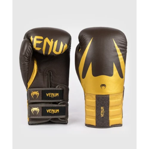 Venum Reverso bokshandschoenen chocolade goud