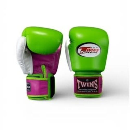 Twins Special BGVL 3-3T bokshandschoenen roze groen wit