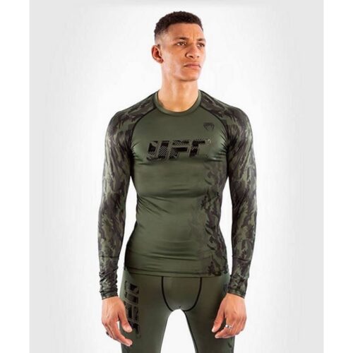 Venum UFC Authentic Fight Week rashguard heren groen