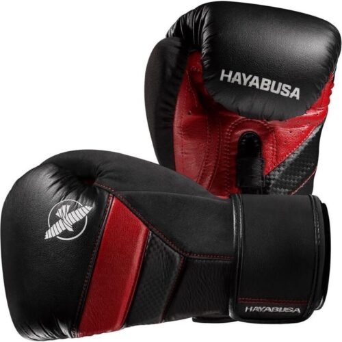Hayabusa T3 bokshandschoenen zwart rood