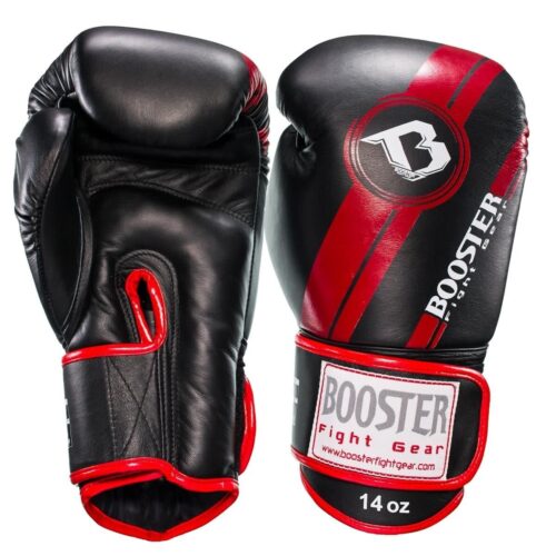 Booster BGL 1 V3 bokshandschoenen zwart rood foil