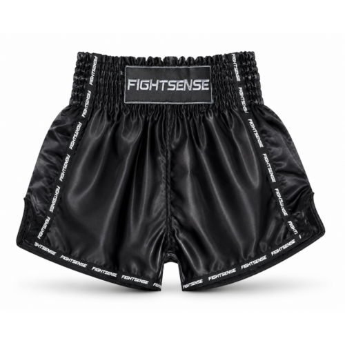 Fightsense Muay Thai Short V2 zwart