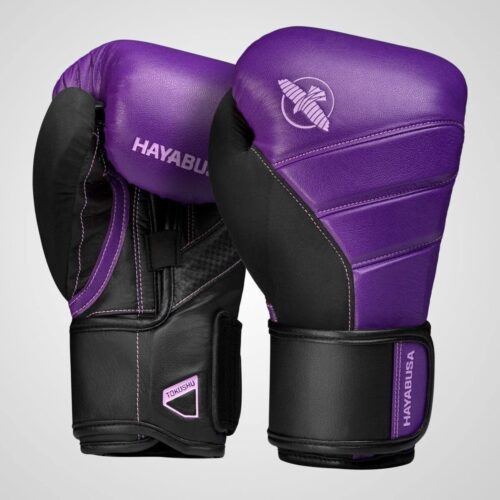 Hayabusa T3 bokshandschoenen paars zwart