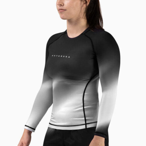 Hayabusa Apex Nova rashguard dames lange mouw grijs
