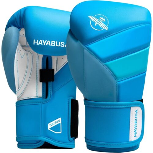 Hayabusa T3 bokshandschoenen neon blauw