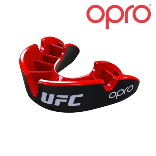 UFC OPRO Silver gebitsbeschermer zwart rood