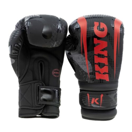 King Pro Boxing Shogun 3 bokshandschoenen zwart rood