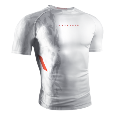 Hayabusa Apex Vantage rashguard korte mouw wit