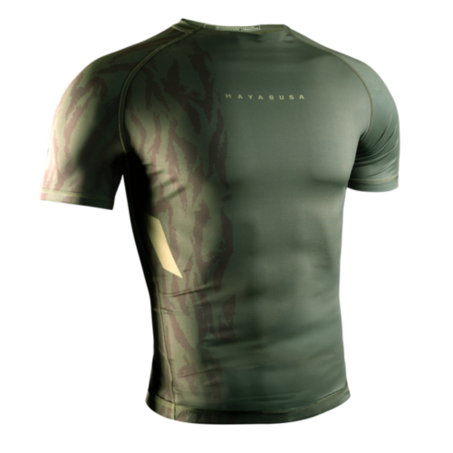 Hayabusa Apex Vantage rashguard korte mouw groen