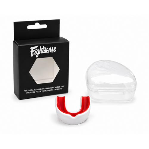 Fightsense gebitsbeschermer volwassenen wit rood