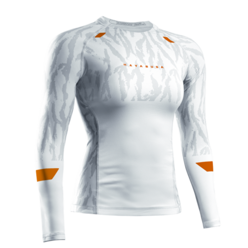 Hayabusa Apex Vantage rashguard dames lange mouw wit