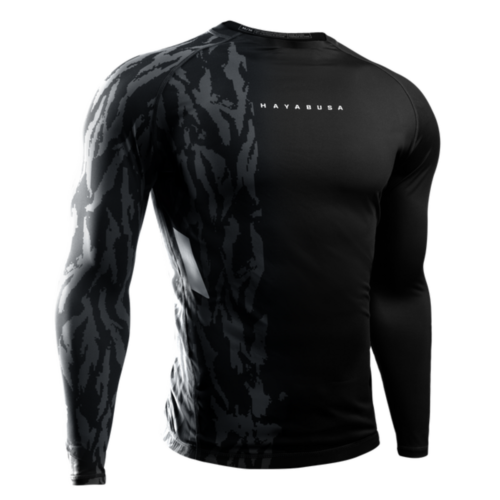 Hayabusa Apex Vantage rashguard lange mouw zwart