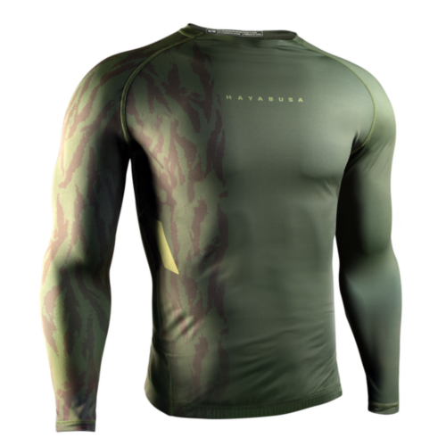 Hayabusa Apex Vantage rashguard lange mouw groen