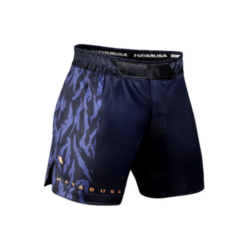 Hayabusa Apex Vantage fightshort mid thigh blauw