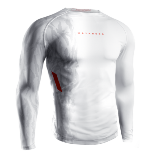 Hayabusa Apex Vantage rashguard lange mouw wit