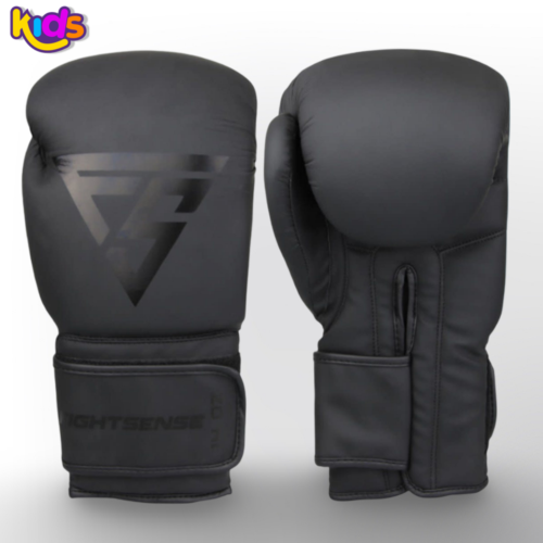 Fightsense Pro Style bokshandschoenen kids zwart