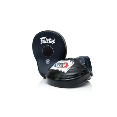 Fairtex FMV9 contoured focus mitts zwart/blauw