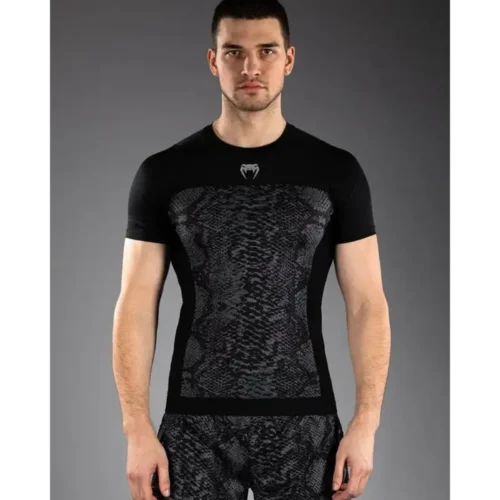Venum G-Fit Scales rashguard korte mouwen zwart antraciet