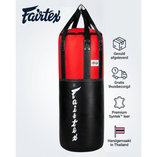 Fairtex HB3 Extra Large bokszak zwart/rood
