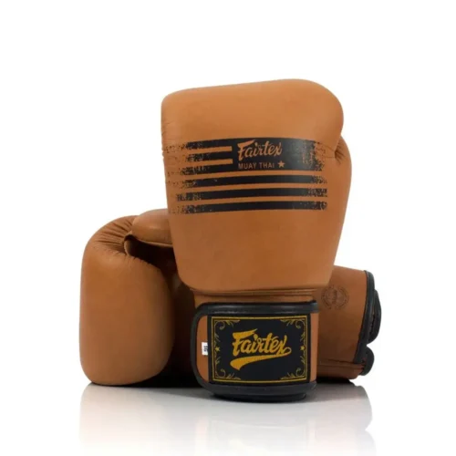 Fairtex BGV21 Legacy leren bokshandschoenen bruin