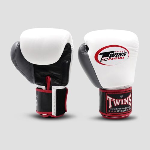 Twins Special BGVL 3-3T bokshandschoenen zwart wit grijs