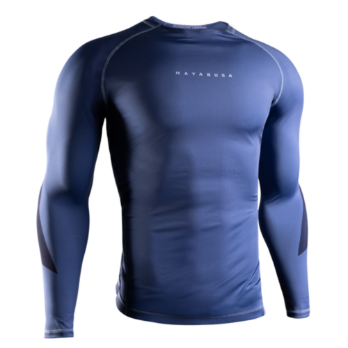 Hayabusa Apex Core rashguard lange mouw blauw