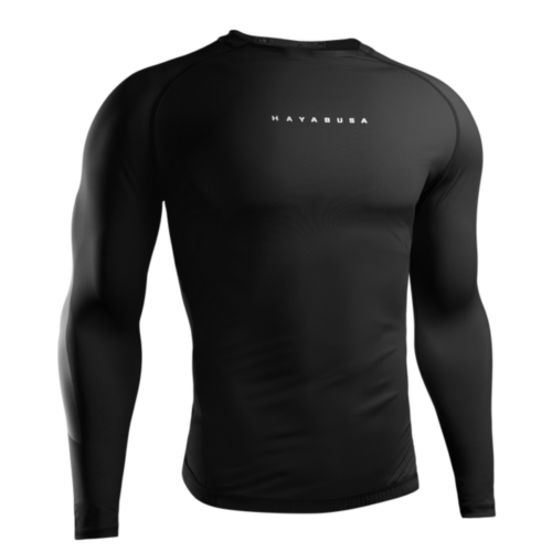 Hayabusa Apex Core rashguard lange mouw zwart