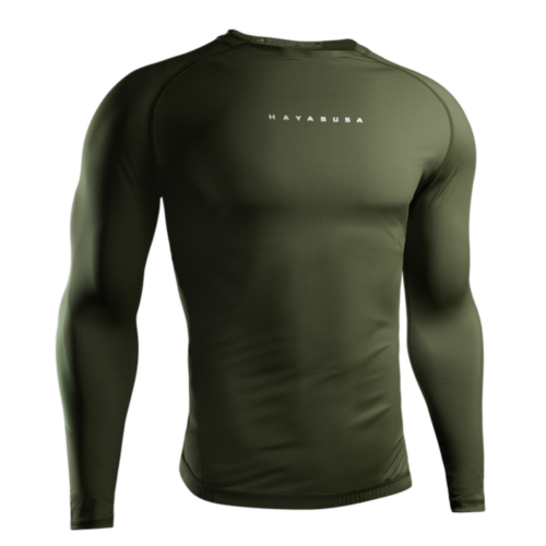 Hayabusa Apex Core rashguard lange mouw groen
