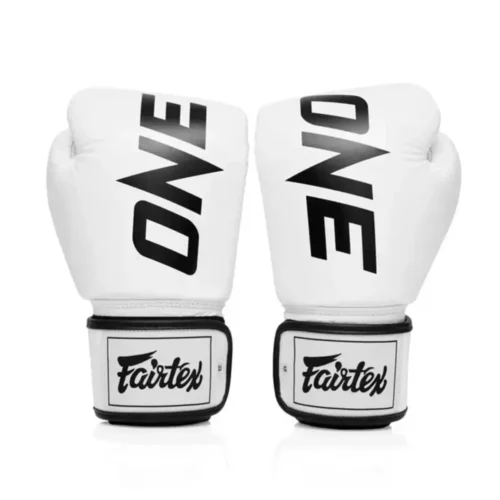 Fairtex BGV1 ONE Limited Edition bokshandschoenen wit