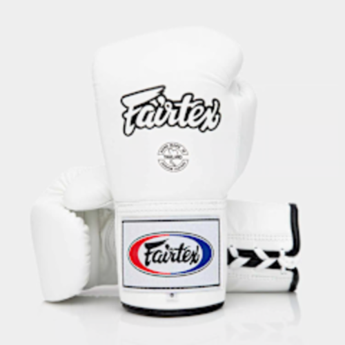 Fairtex BGL6 bokshandschoenen met veters wit