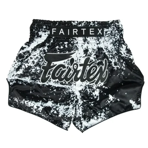 Fairtex BS1949 Grunge Black Muay Thai shorts