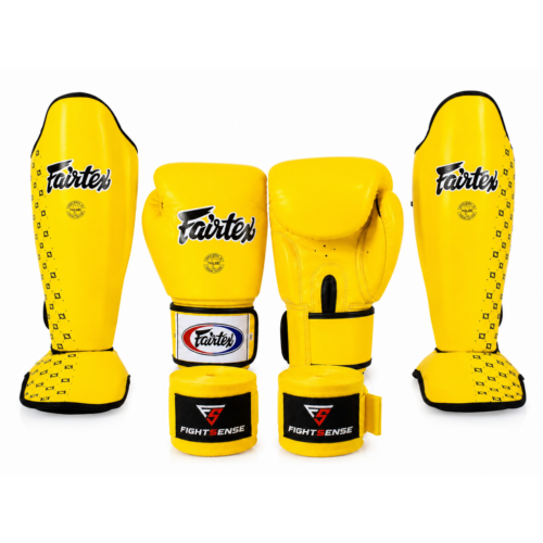 Fairtex BGV1 SP5 fightset geel