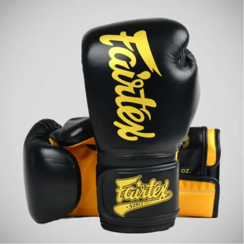 Fairtex BGV18 Super Sparring microfiber zwart/goud