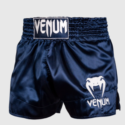 Venum Classic Muay Thai short navyblauw/wit