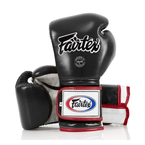Fairtex BGV9 Mexican Style bokshandschoenen zwart/wit/rood