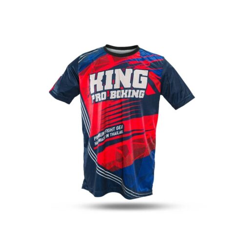King Pro Boxing Flag Tee 2 dry-fit T-shirt blauw