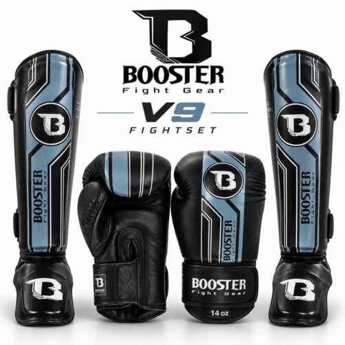 Booster Fightgear V9 kickboksset zwart/grijs